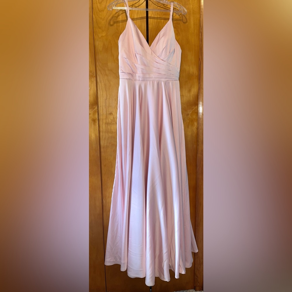 Dancing Queen Blush Pink A-Line Prom Dresss